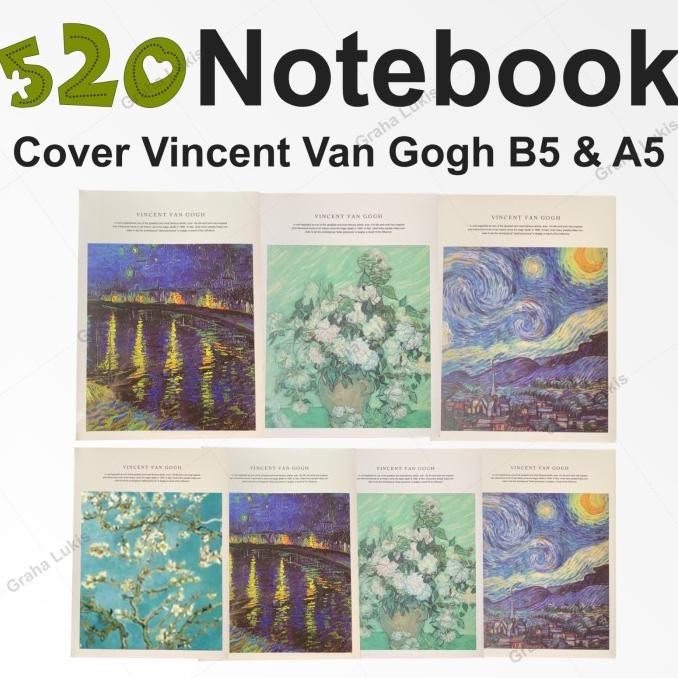 

Sale Notebook Cover Vincent Van Gogh B5 / A5