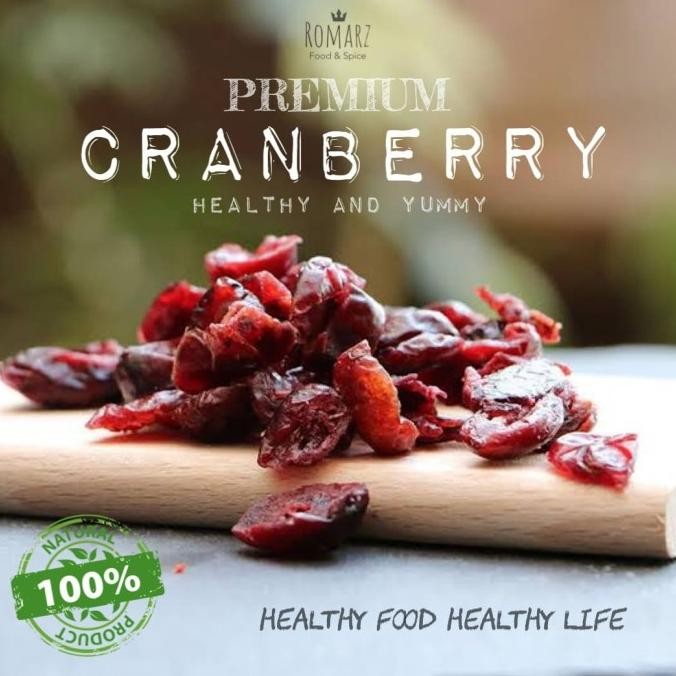 

terbaru dried cranberry premium (kranberry kering) 200gr