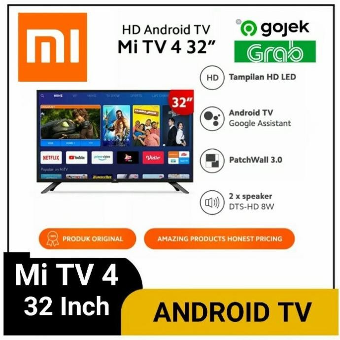 XIAOMI ANDROID TV 32 INCH XIAOMI MI TV 4 32" SMART TV 32 INCH xiomi