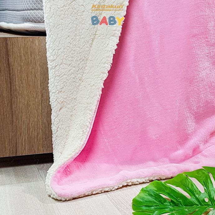 Kintakun Baby Sherpa Non Foil Selimut Bayi Bulu Halus 76x102cm