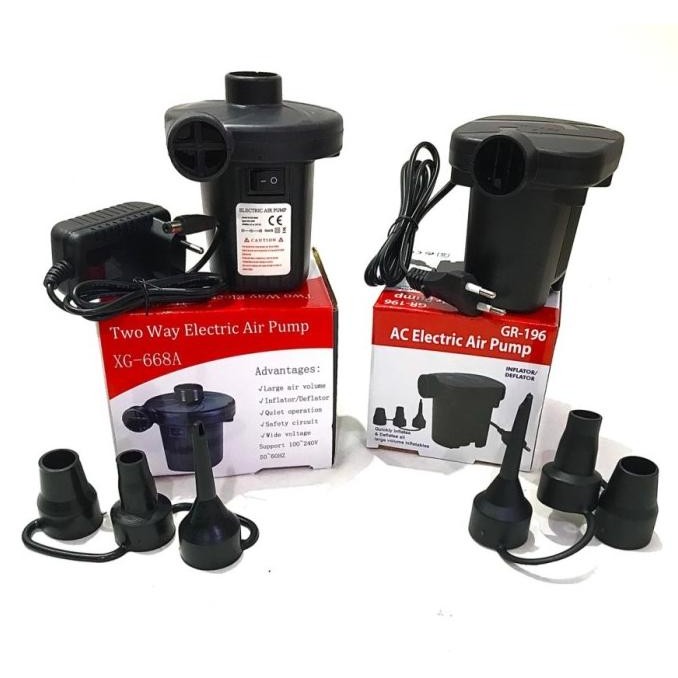 promo pompa listrik xg-668a electric vacuum kasur angin sofa gym ball