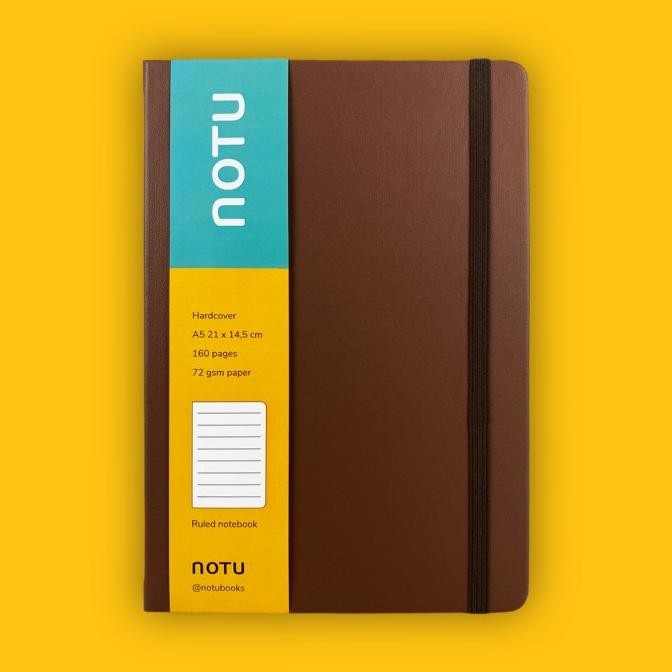 

Sale Notebook A5 Hardcover - Brown - Buku Agenda / Planner / Journal