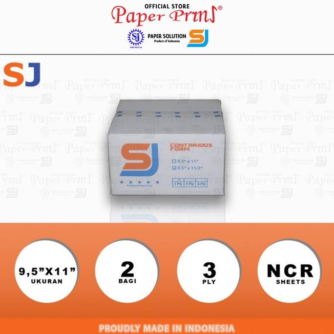 

TERLARIS - SJ Orange Kertas Continuous Form 3PLY NCR PRS 9,5" x 11"/2 (Bagi 2)