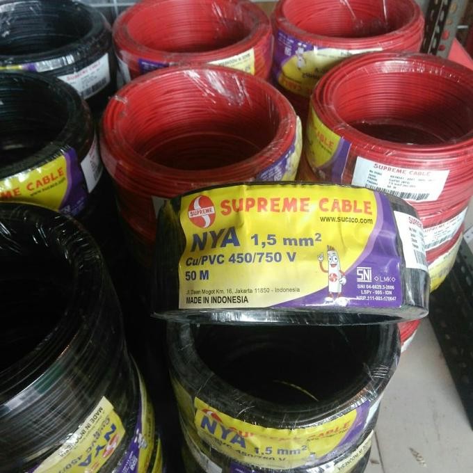 kabel NYA 1,5 Supreme 1rol 50meter