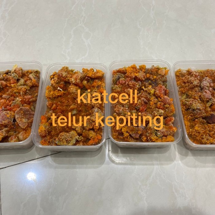 

Telur Kepiting / Telor Kepiting Frozen Kualitas Super Kemasan 500 Gram
