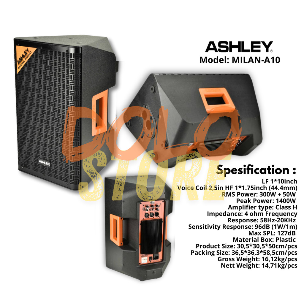 ORIGINAL ACTIVE SOUND SYSTEM ASHLEY MILAN A10