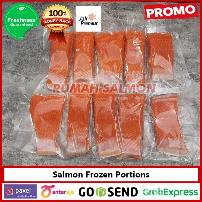 

Ikan Salmon Fillet Frozen /Portion Salmon Murah