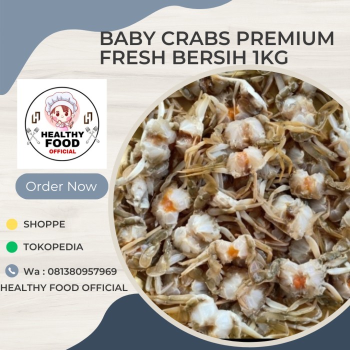 

Baby Crab Mentah Frozen 1Kg - Premium