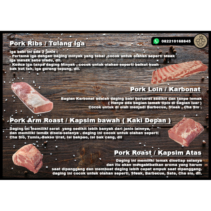 

Pork Belly Slice / Samcan Slice ( 500G )