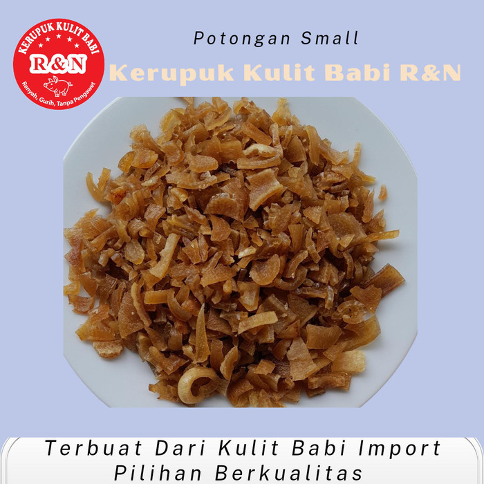 

Kerupuk Kulit Babi R&N/Cu Jiu Cha - Mentah Ukuran Small Isi Bersih 1Kg