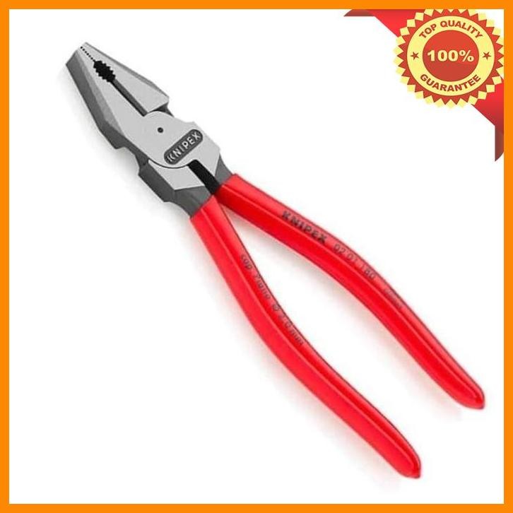 

(NOYO) 02 01 180 KNIPEX HIGH LEVERAGE COMBINATION PLIERS 180 MM