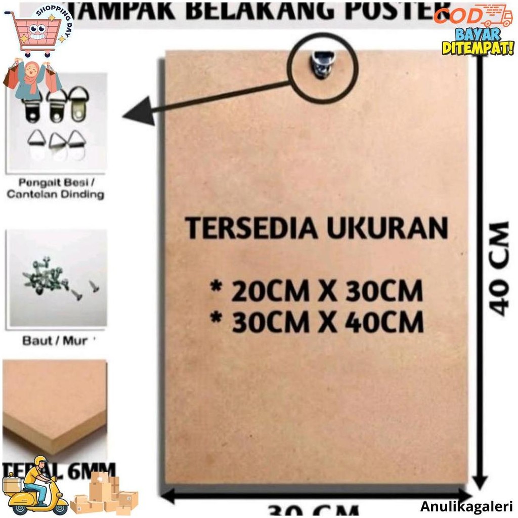Hiasan Dinding Poster Bapak Prabowo Subianto Untuk Walldekor Atau Dekorasi Dinding D Gratis Ongkir