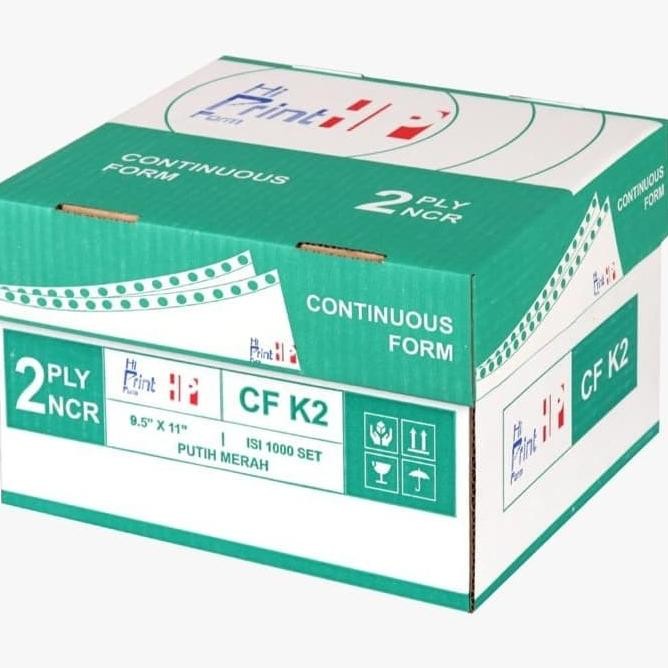 

CONTINUOUS FORM 2 PLY 9.5 X 11/2 HI-PRINT (ISI 2000 SHEETS)