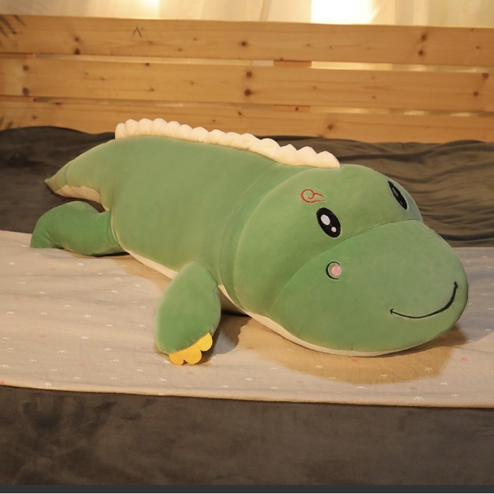 

NEW! Boneka doll buaya crocodile impor lembut lucu hadiah natal valentine - Hijau 40cm Limited
