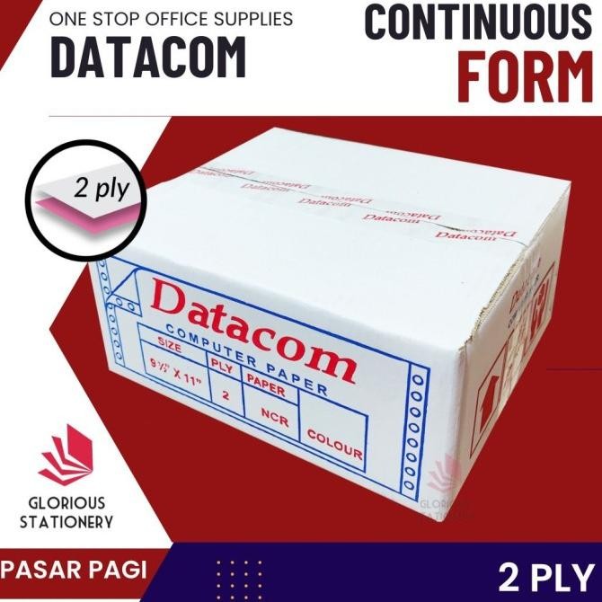 

Kertas Continuous Form Datacom 9.5x11 2ply