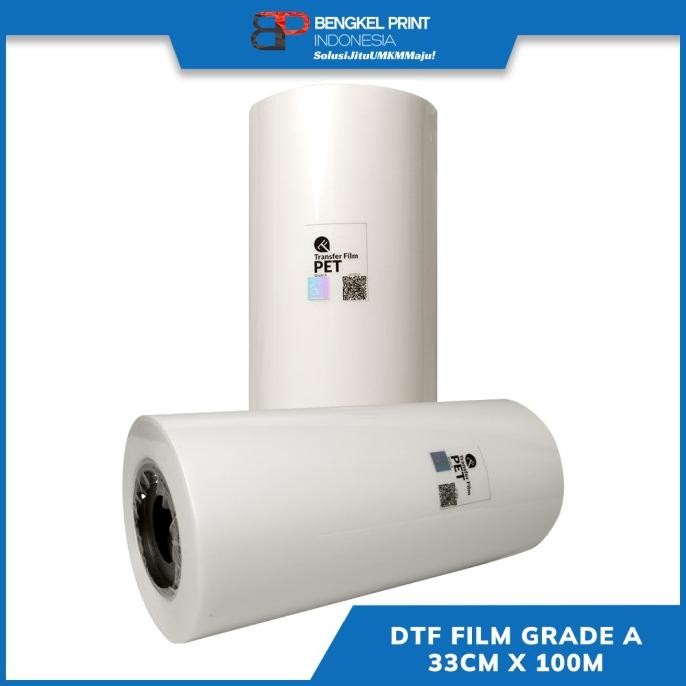 

Kertas Transfer Film PET GRADE A DTF 33cm 1Roll