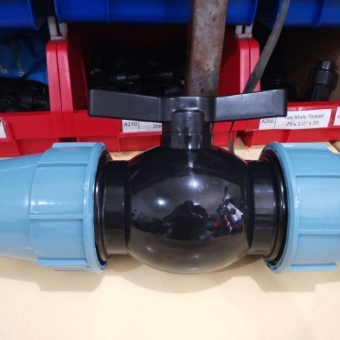 BALL VALVE HDPE 4" INCH