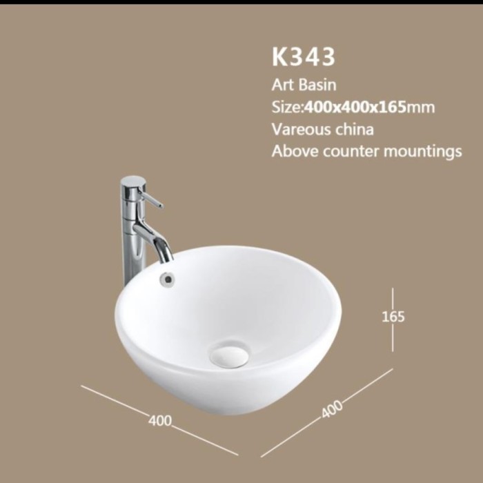WASTAFEL MANGKOK K343 WASTAFEL MODEL TOTO