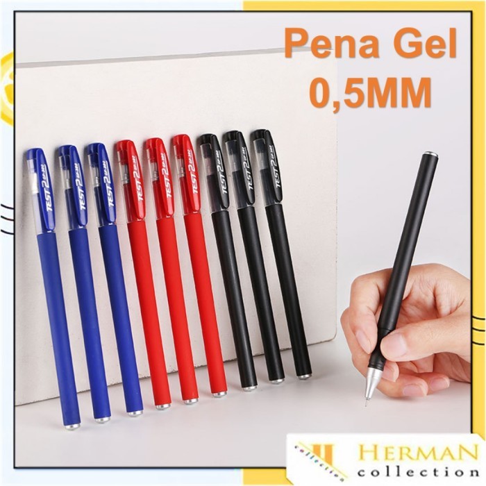 

Terbaru HC Pena Gel 0.5MM Model TST 2 Pulpen Warna Warni Ujung Lancip Alat Tulis Sekolah Kantor