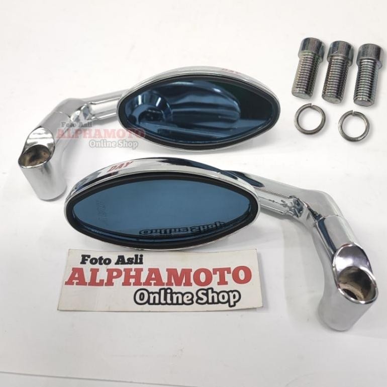 spion day tanduk oval kotak chrome w175 scoopy xsr155 cb100 japstyle classic vario beat nmax aerox p