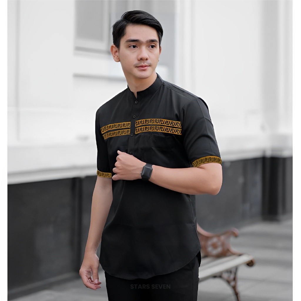 Kokoj Taqwa Berkwalitas Pakian Moslem Premium Fashion Muslim Pria Baju Kko Lengan Pendek Koko Priya 