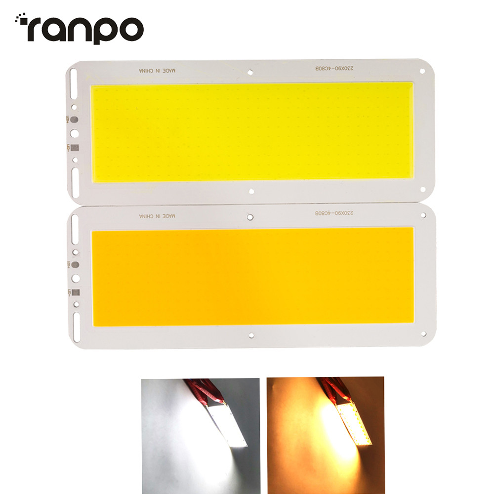 

230*90MM 100W DC12-14V COB Chip For LED Flood Light Cold White Warm DIY LED Spotlight Lamp Home Lighting