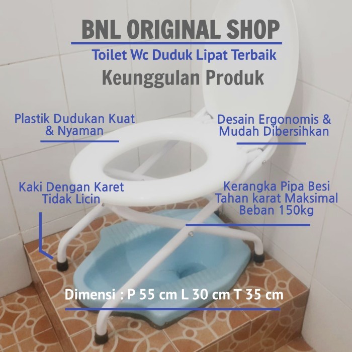 Terbaru Wc Kursi Toilet Duduk Portable Lipat