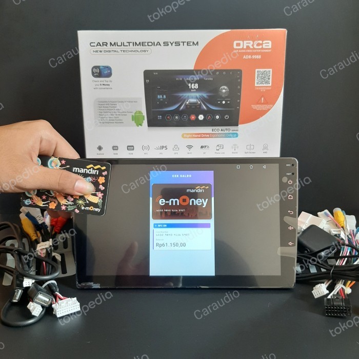Terlaris Head Unit Android 10 Inch Orca Adr 9988 Dsp Android 10" Orca Terbaru