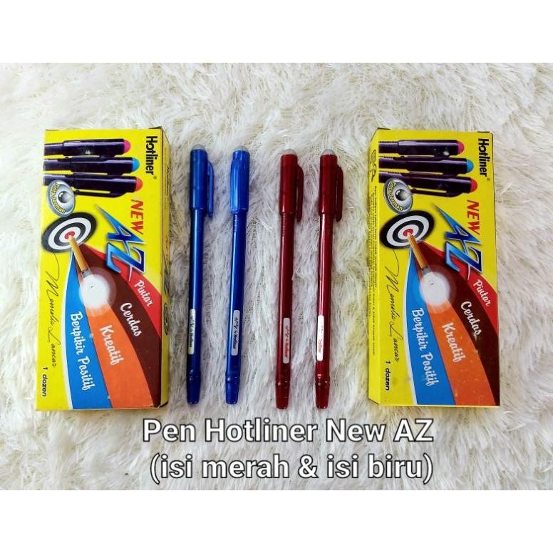 

(4pc)Pen/Bulpen/Balpen/Pulpen Hotliner Biru/Merah