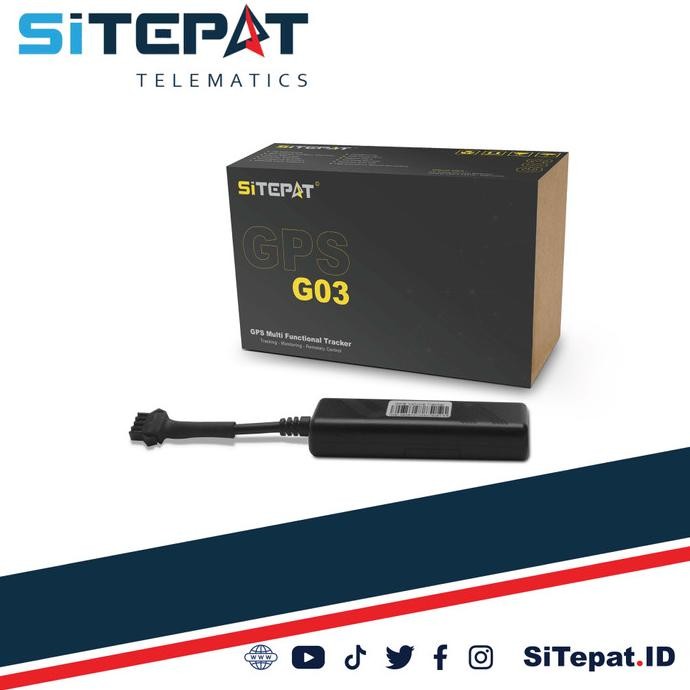 GPS Tracker Sitepat Pelacak Kendaraan Garansi G03R H32T