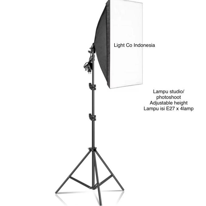 TERMURAH - Lampu studio softbox / studio lighting / lampu photoshoot