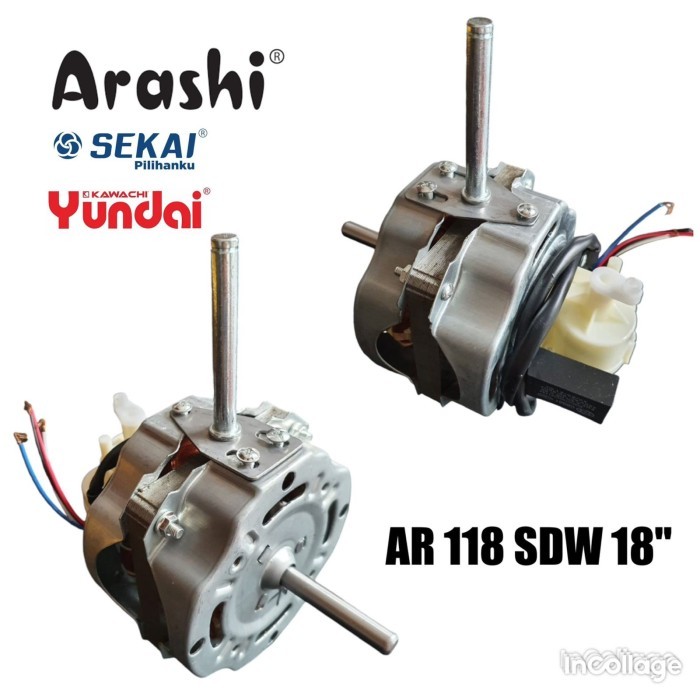 DINAMO KIPAS ANGIN YUNDAI HERO 18 INCI 3 IN 1