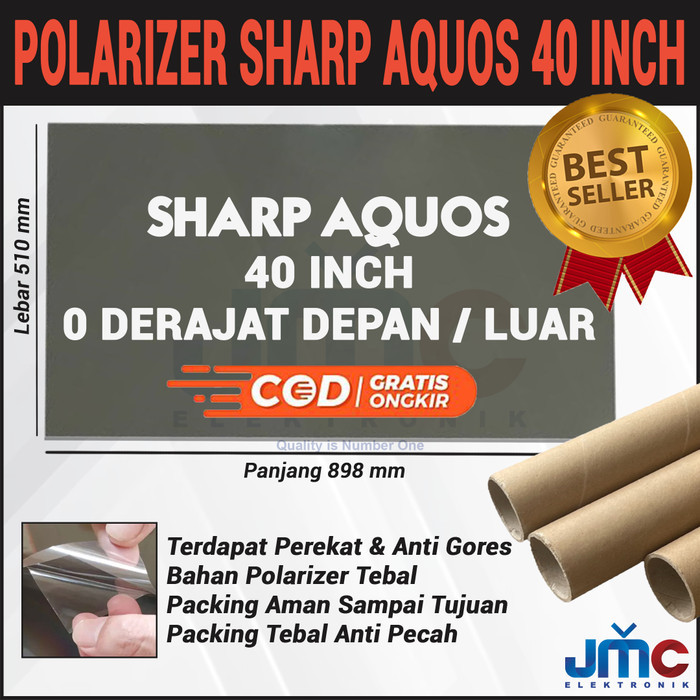 POLARIS POLARIZER TV LCD SHARP 40 INCH 0 DERAJAT POLARIZED 40INC