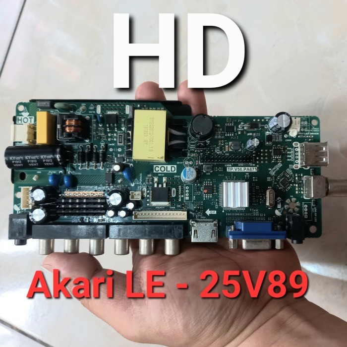 MB MAINBOARD TVLED AKARI LE 25V89