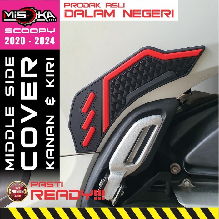 Misoka Middle Side Foot Step Scoopy 2020 2024/Aksesoris Motor Honda