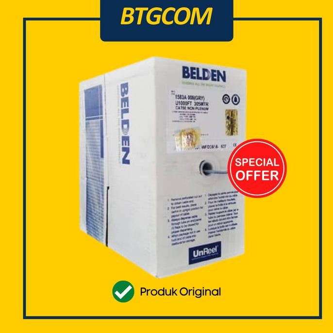 TERMURAH - Kabel LAN Belden Cat 6 1 roll