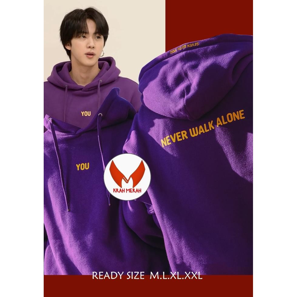 HOODIE BTS JIMIN NEVER WALK ALONE