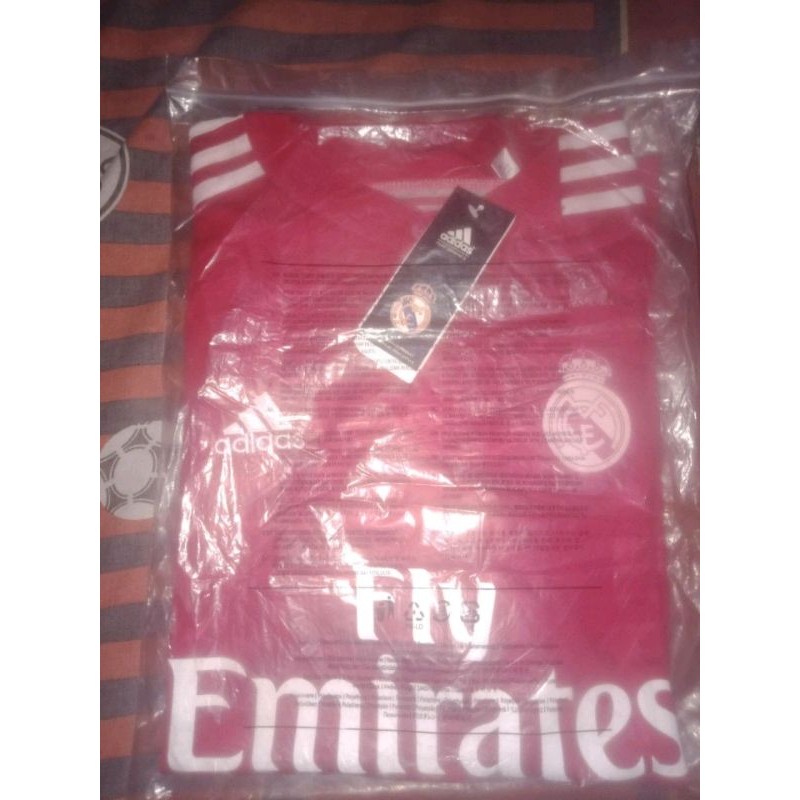 JERSEY REAL MADRID AWAY 2014/2015 PINK (GO) ( sisa polosan )