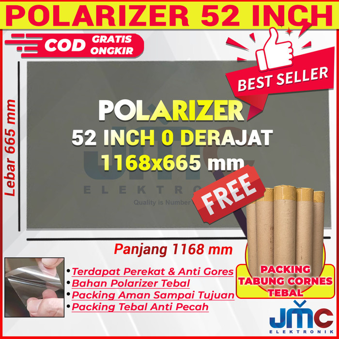 POLARIS LCD 52 INCH 0 DERAJAT POLARIZER POLARIZED LCD TV 52INC