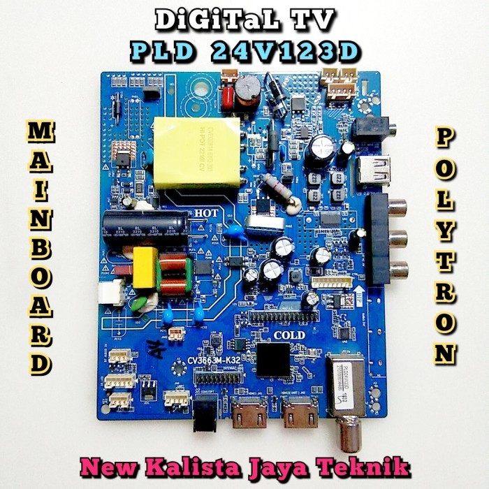 MAINBOARD POLYTRON DIGITAL PLD 24V123 ORIGINAL CV3663M-K32 MB 32V123