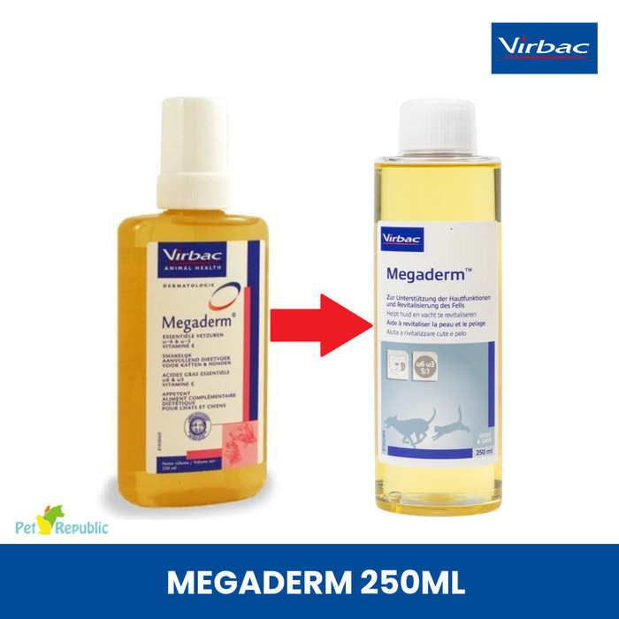 Virbac Vitamin Bulu Megaderm 250Ml #Gratisongkir