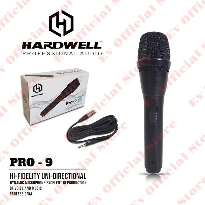 Microphone Kabel HARDWELL PRO 9 New Kualitas Mic Kabel Terbaik