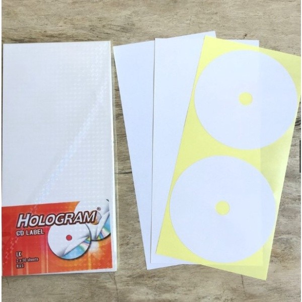 

[10 LEMBAR] STICKER LABEL CD
