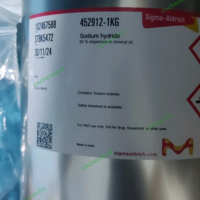 

Sodium Hydride 60 % Dispersion In Mineral Oil Terbaru