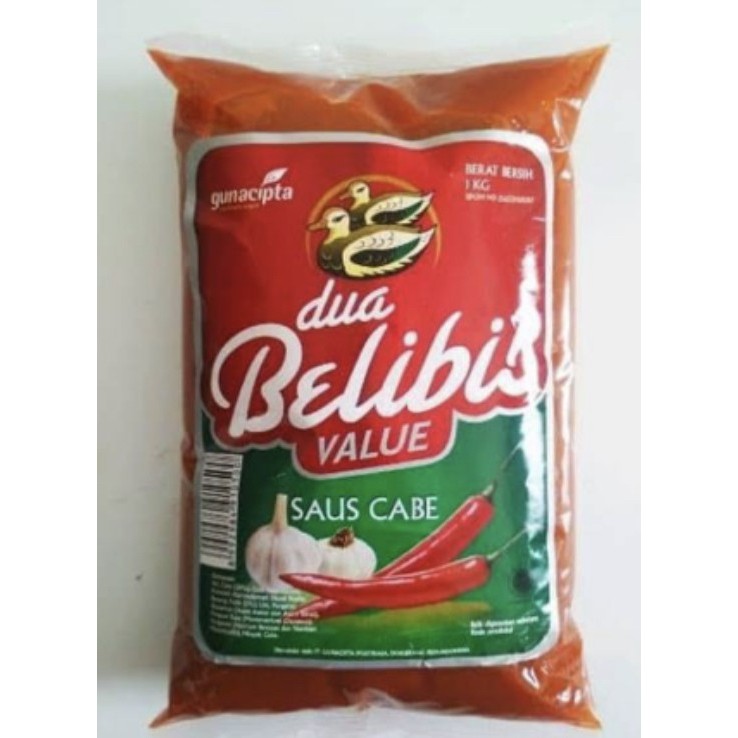 

Sambal Belibis 1 Kg 1 Dus Isi 10Pcs Terlaris