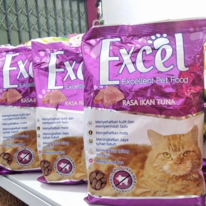 

Gosend Excel Tuna 10Kg Makanan Kucing Excel Ikan Mirip Bolt Felibite Diskon