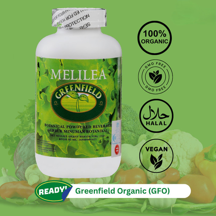 

Melilea Greenfield Organic Gfo Serbuk Minuman Botanikal 458G (16 Oz) Promo