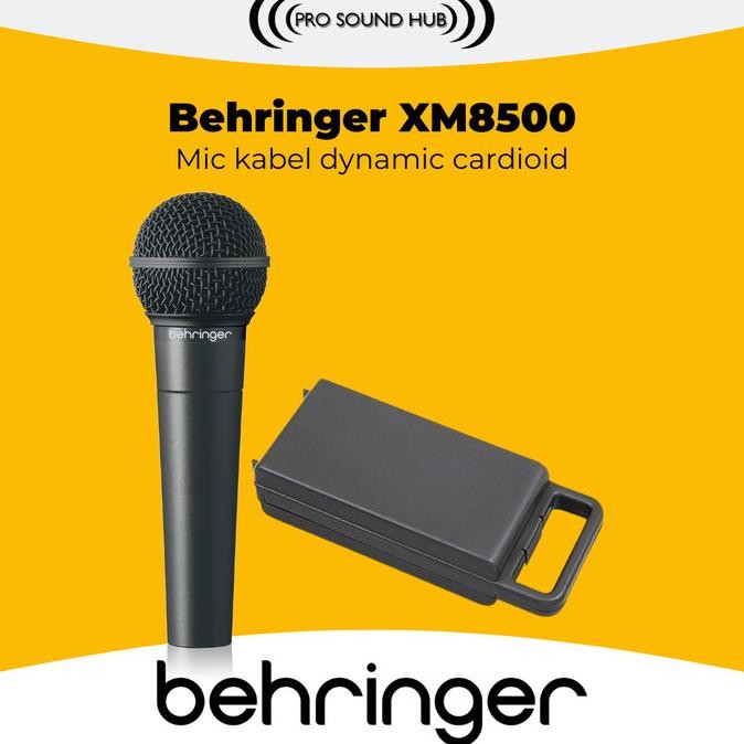 Behringer XM8500 XM 8500 XM-8500 Mic Dynamic Microphone Kabel Cardioid