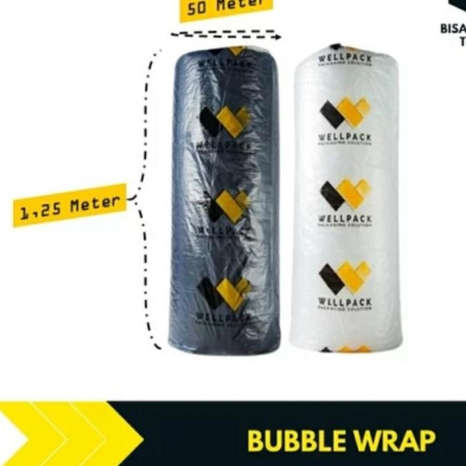 

Original Khusus Grab/Gojek- Bubble Wrap Black 125Cm X 50M Bubble Wrap Hitam