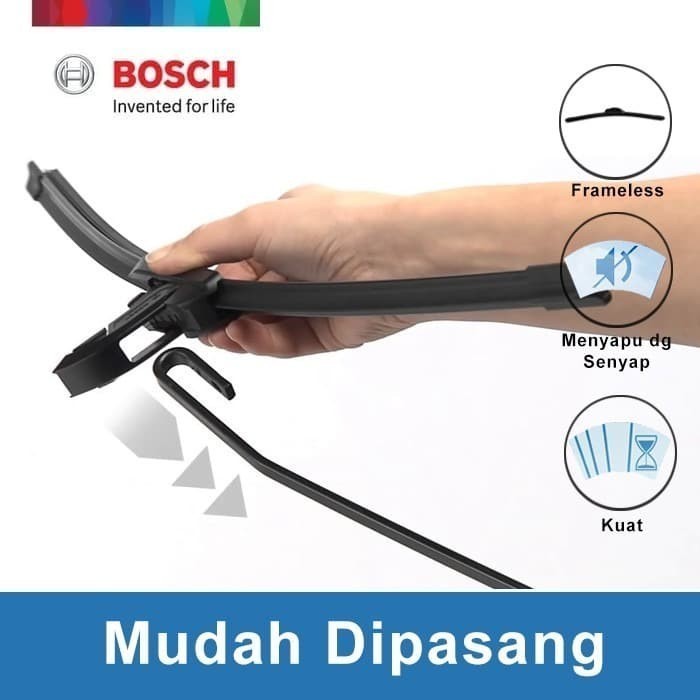 Wiper Depan Belakang BRIO satya BOSCH frameless ADVANTAGE